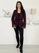 Sacou elegant cu dantelă
