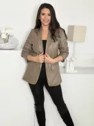 Sacou chic din piele ecologică