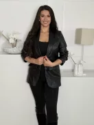 Sacou chic din piele ecologică