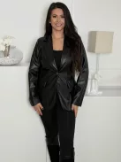 Sacou chic din piele ecologică
