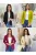 Material elastic, neîntărit, cu buzunare, blazer de primăvară. (Recomandat pentru mărimile S-L.)