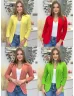   Material elastic, neîntărit, cu buzunare, blazer de primăvară. (Recomandat pentru mărimile S-L.)