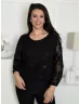 Top elegant cu paiete