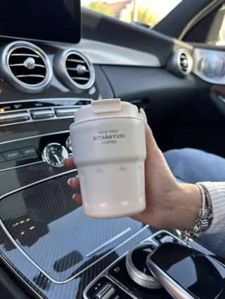 Termos din oțel inoxidabil, cu cârlig detașabil. 290 ml.