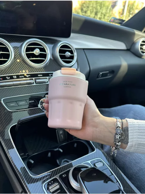 Termos din oțel inoxidabil, cu cârlig detașabil. 290 ml.
