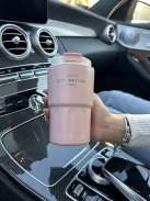 Termos din oțel inoxidabil, cu cârlig detașabil. 360 ml.