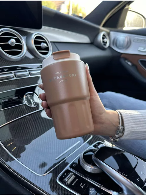 Termos din oțel inoxidabil, cu cârlig detașabil. 360 ml.