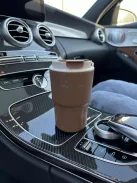 Termos din oțel inoxidabil, cu cârlig detașabil. 360 ml.
