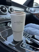 Termos din oțel inoxidabil, cu cârlig detașabil. 600 ml.