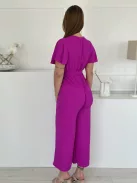 Salopetă elegantă și vaporoasă