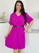 Rochie vaporoasă cu curea