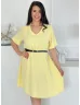 Rochie vaporoasă cu curea