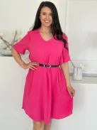 Rochie vaporoasă cu curea