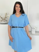 Rochie vaporoasă cu curea