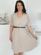 Rochie vaporoasă cu curea