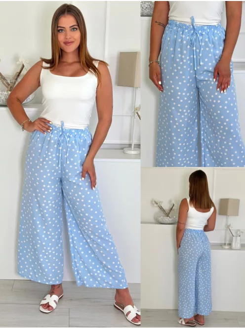 Pantaloni lejeri cu buline