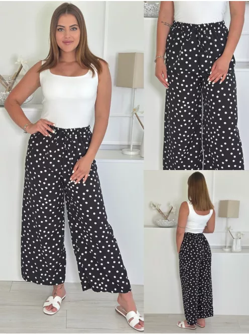 Pantaloni lejeri cu buline