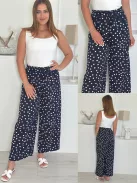 Pantaloni lejeri cu buline