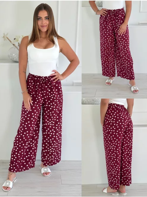 Pantaloni lejeri cu buline