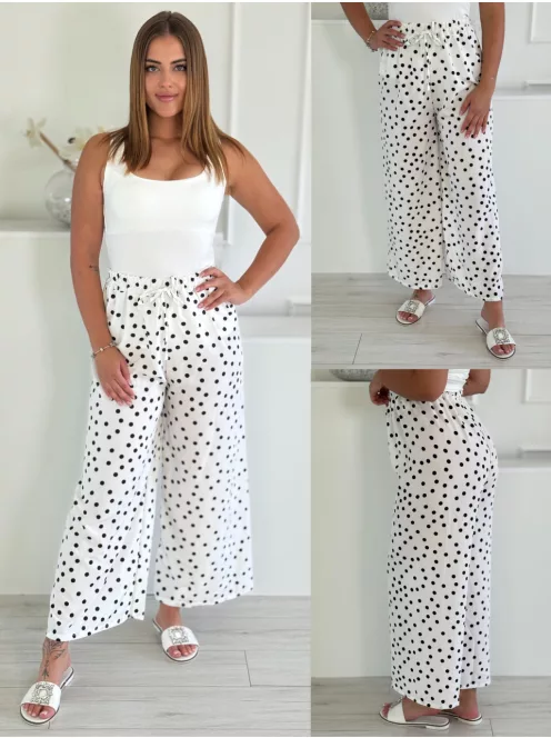 Pantaloni lejeri cu buline