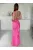Rochie din lycra de calitate premium, mulată, tip sirenă, din material elastic și lucios, cu cupe buretate. (Recomandată pentru mărimile XS-M.)