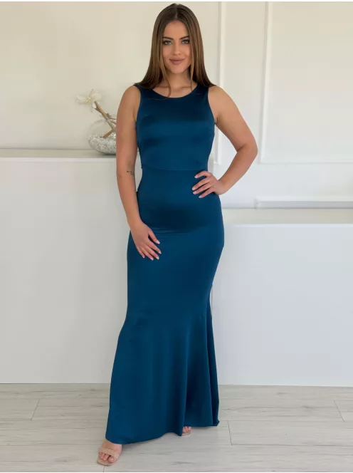 Rochie din lycra de calitate premium, mulată, tip sirenă, din material elastic și lucios, cu cupe buretate. (Recomandată pentru mărimile XS-M.)