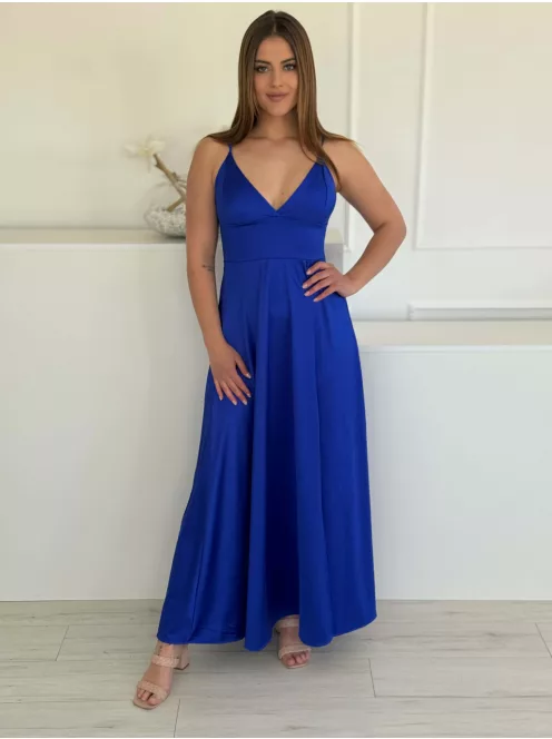 Rochie maxi elegantă premium, din material lucios