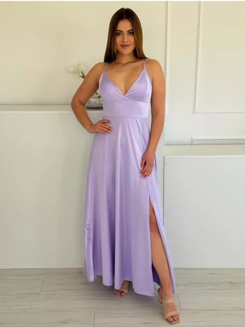 Rochie maxi elegantă premium, din material lucios