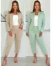 Pantaloni eleganți cu dungă cusută