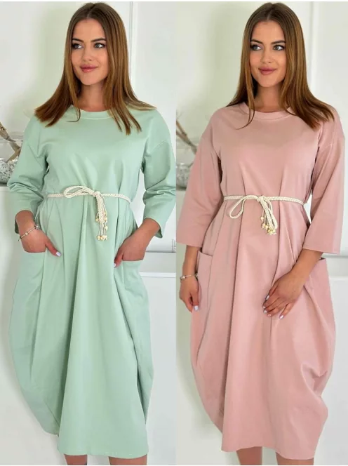 Rochie din bumbac cu buzunare