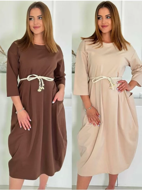 Rochie din bumbac cu buzunare