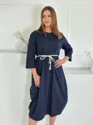 Rochie din bumbac cu buzunare