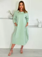 Rochie din bumbac cu buzunare