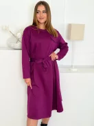 Rochie vaporoasă cu cordon