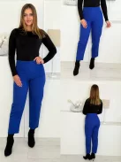 Pantaloni cocheți cu talie înaltă