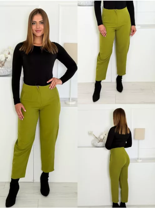 Pantaloni cocheți cu talie înaltă