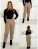 Pantaloni cocheți cu talie înaltă