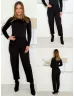 Pantaloni cocheți cu talie înaltă