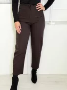 Pantaloni cocheți cu talie înaltă