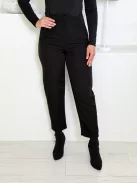 Pantaloni cocheți cu talie înaltă