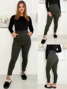 Pantaloni cu talie extra înaltă