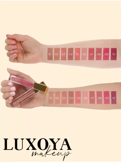 Luxoya matt folyékony rúzs – Pasztellrózsaszín