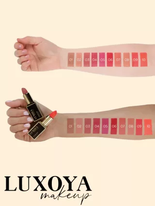 Luxoya matt rúzs – Karamell