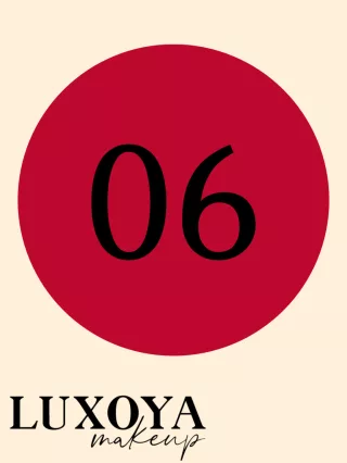 Luxoya matt rúzs – Bordó