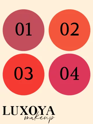 Luxoya hidratáló rúzs - Korall