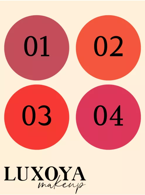 Luxoya hidratáló rúzs - Korall