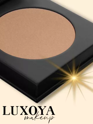 Luxoya bronzosító púder - Csillogó világos barna