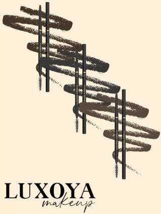 Luxoya szemöldök ceruza - Sötétbarna