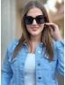 Ochelari de soare cu ramă din plastic
