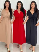 Rochie cu croi lejer și cordon